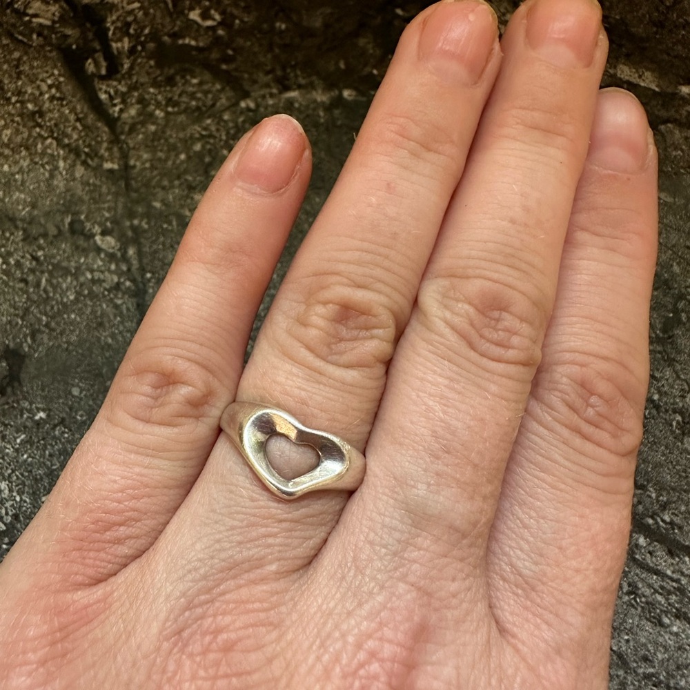 Tiffany & Co. Silver Heart Ring